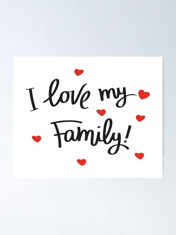 "I Love My Family" Wall Hanging Photo Frame Picture Home Decor Wedding Gifts 