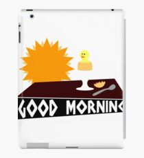 good morning iPad-Hülle & Klebefolie