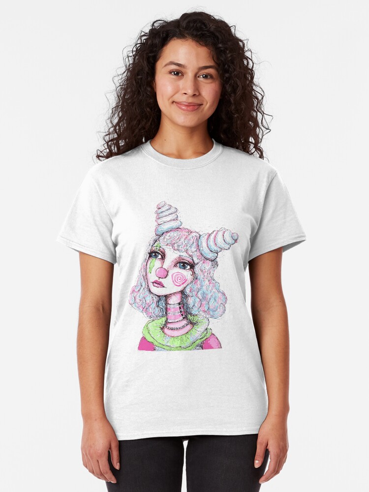 Alternate view of Sad Clown Girl Classic T-Shirt