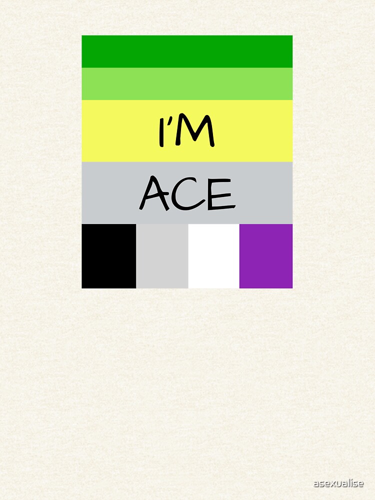 Aromantic Flag Asexual Flag Im Ace Asexual T Shirt