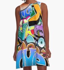 Graffiti A-Line Dress