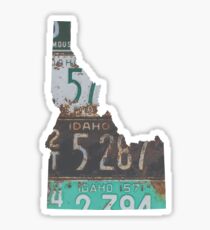 Vintage Idaho-Kfz-Kennzeichen Sticker