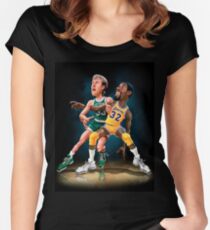 MAGIC VS BIRD Women's Fitted Scoop T-Shirt