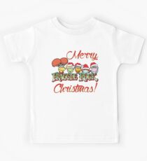 Fraggle Rock Fraggles Festive Season Merry Christmas Greetings Muppets Kids Tee