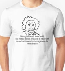Vegetarian Quote Albert Einstein Unisex T-Shirt