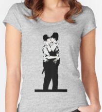 Kissing Coppers Women's Fitted Scoop T-Shirt