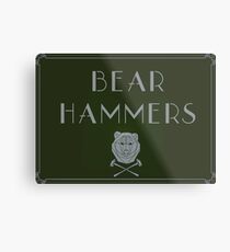 LARP: Bear Hammers Metal Print