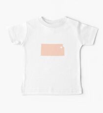 Kansas Pfirsich Baby T-Shirt