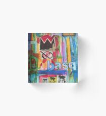 Basquiat Acrylic Block