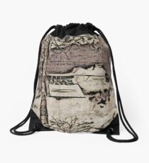 Trees Clean Water Drawstring Bag