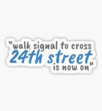 24th Street Sticker