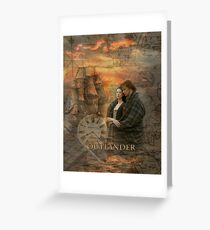Outlander collage Greeting Card