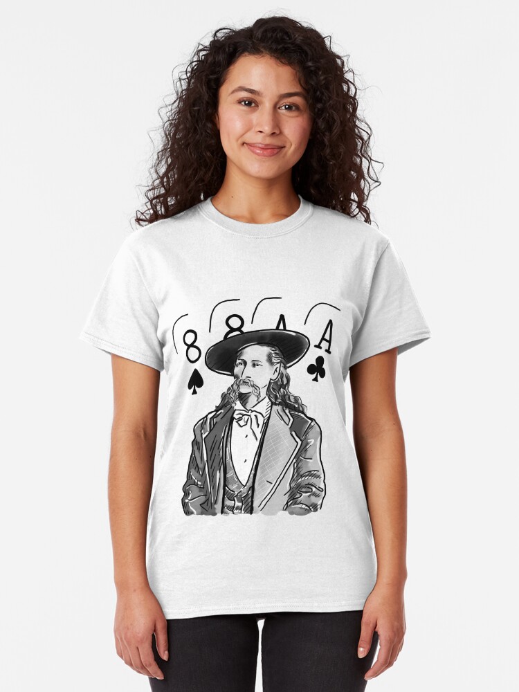 Alternate view of Wild Bill Hickok Poker Legend Classic T-Shirt