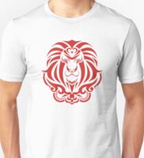 Zodiac Sign Leo Red Unisex T-Shirt