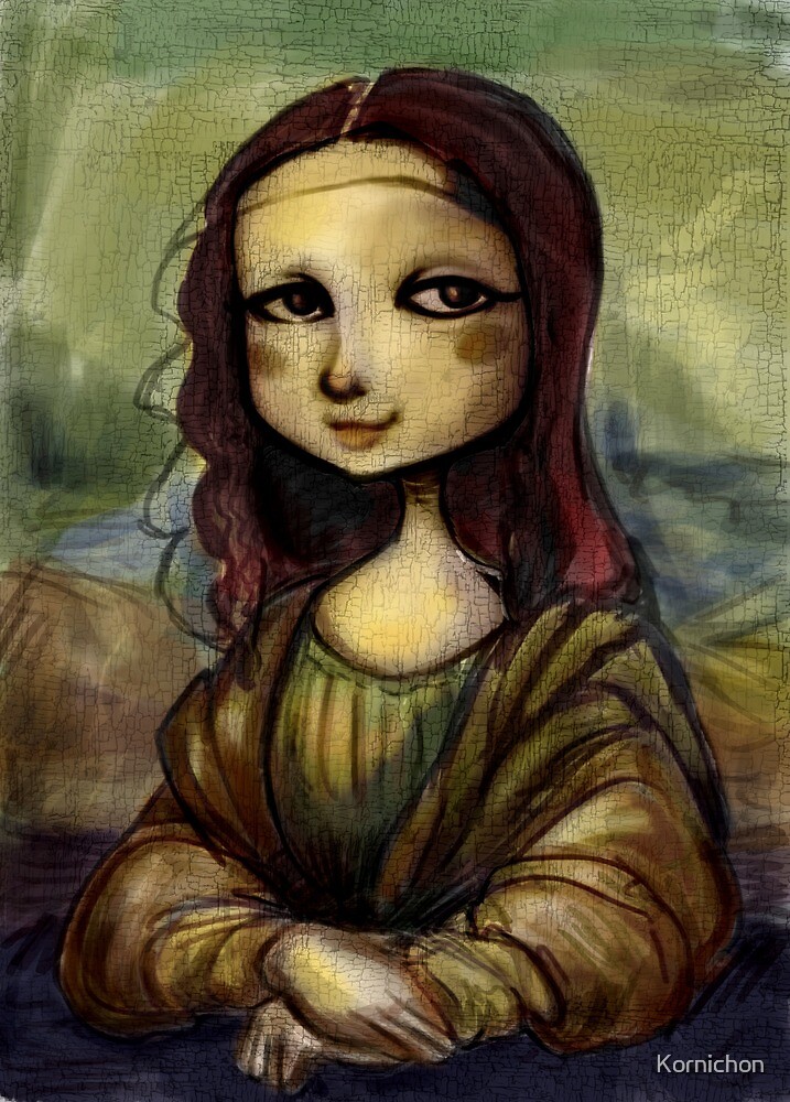 Mona Lisa Cartoon Drawing