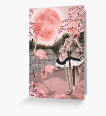 Tarjeta de felicitación Flamingo Fairy - Pink Moon