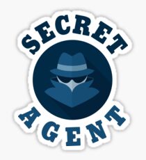 Funny Spy - Secret Agent Identity - Covert Job Investigation Humor Sticker