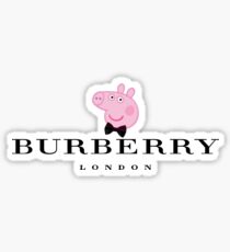Designer fake peppa pig Sticker