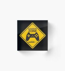Gamer Zone Acrylic Block
