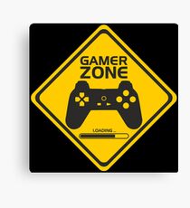 Gamer Zone Canvas Print