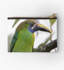 Blue-throated Toucanet Zipper Pouch