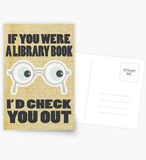 Library Book Postcards