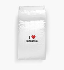 Indonesia I Love Country Lover Pride Funny Gift Idea Housse de couette