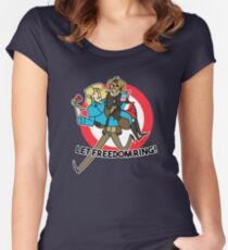 Freedom Pair Women's Fitted Scoop T-Shirt