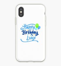Happy Birthday Luigi iPhone Case