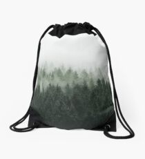 High And Low Drawstring Bag
