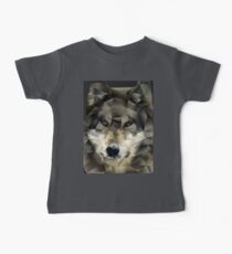 Abstract Wolf Baby Tee