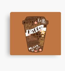 Kaffe Canvas Print