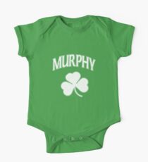 Murphy Irish Shamrock Baby Body Kurzarm