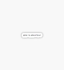 Grey's FRIENDS Sticker