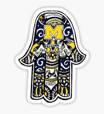 Michigan Hamsa Sticker