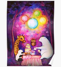 Magical Midnight Tea Party Poster