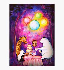 Magical Midnight Tea Party Photographic Print