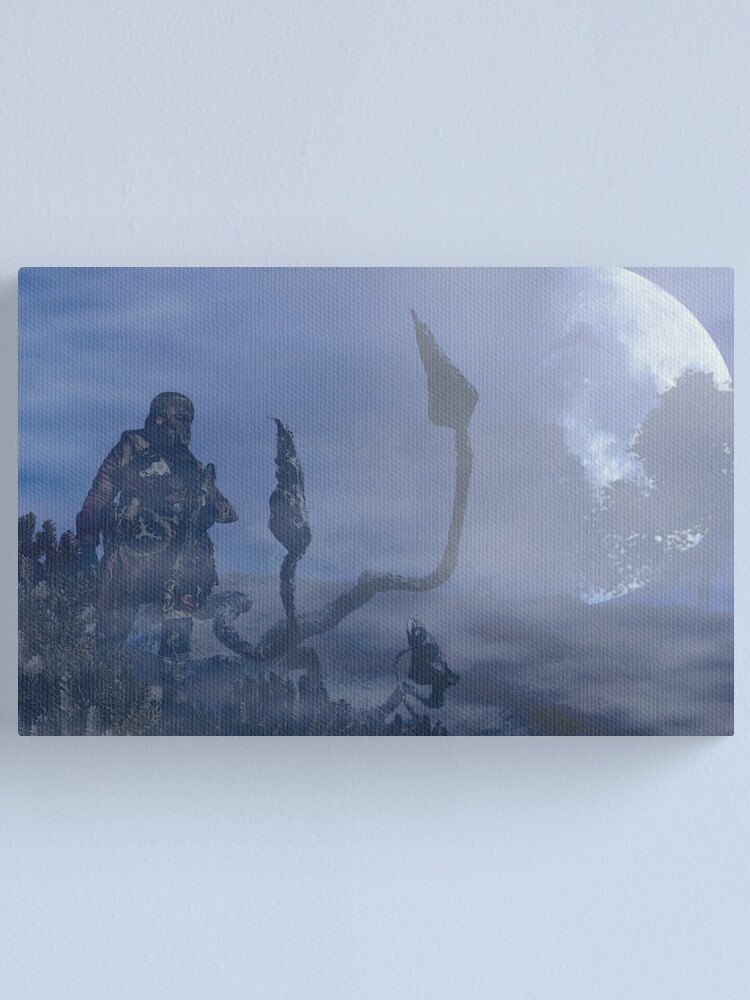 Alternate view of dark creatures in the night Canvas Print