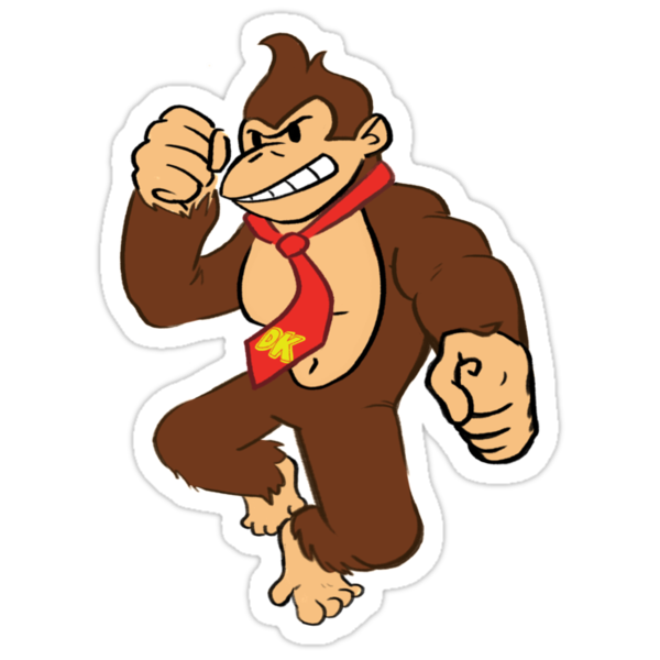 "Donkey Kong" Stickers by TimAvery Redbubble