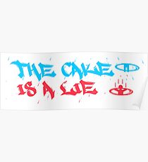The cake is a Lie! Poster