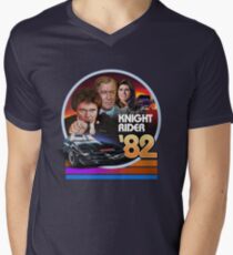 Knight Rider T-Shirt mit V-Ausschnitt für Männer