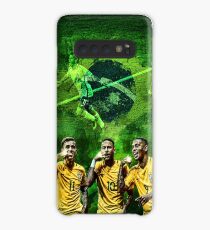 Brasilien: Coutinho, Neymar & Jesus Hülle & Klebefolie für Samsung Galaxy
