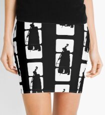 Double Bass Double Bass Jazz Musician Mini Skirt