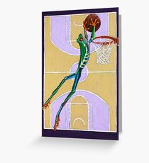 Slam Dunk Greeting Card