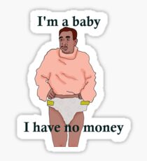 Broad City Fred Armisen Baby Sticker