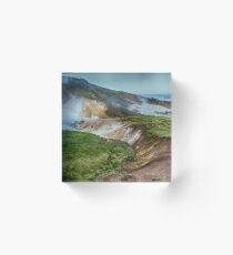 Reykjanesfólkvangur Acrylic Block