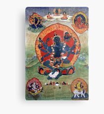 Green Tara Tibetan Buddhist Religious Art Metal Print