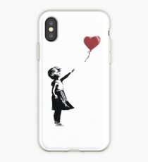 girl with balloon iPhone Case