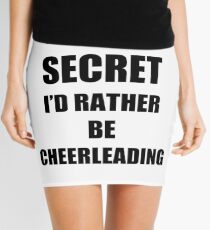 Cheerleading Sport Fan Lover Funny Gift Idea Mini Skirt