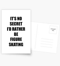 Figure Skating Sport Fan Lover Funny Gift Idea Postkarten